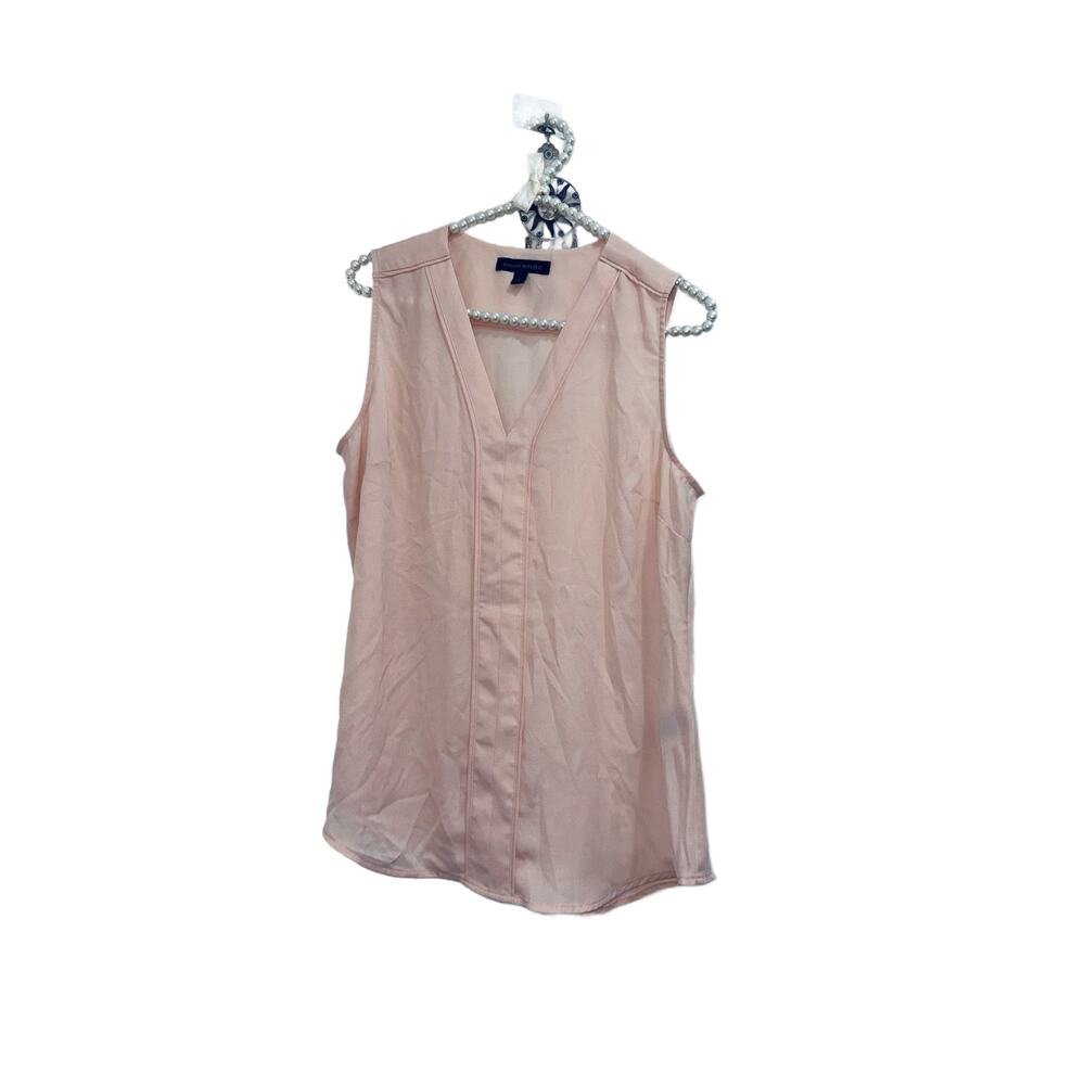 Banana Republic Size Small Light Pink Sleeveless Blouse Casual Work Top Women’s